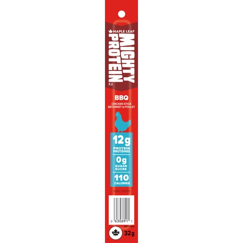 Maple Leaf Mighty Protein Chicken Sticks BBQ 32 g