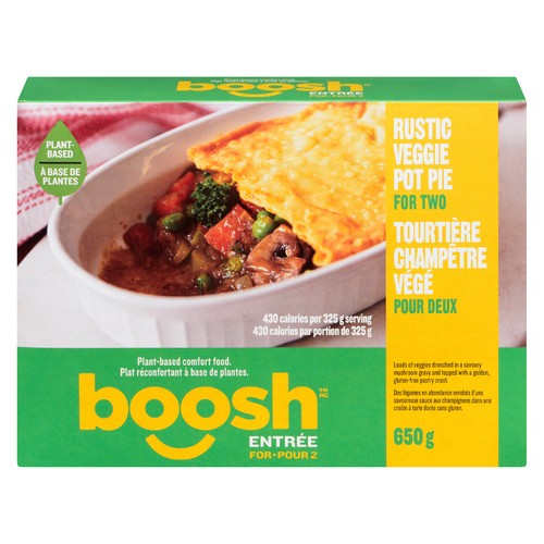 Boosh Plant-Based Rustic Veggie Pot Pie 650 g (frozen)