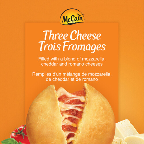 McCain Three Cheese Pizza Pockets 600 g (frozen)