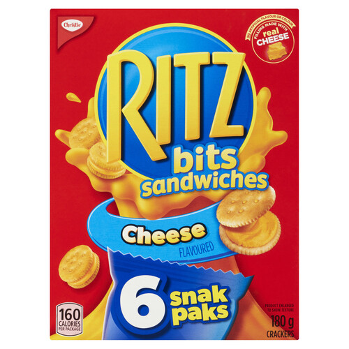 Christie Ritz Bits Sandwich Crackers Cheese 180 g
