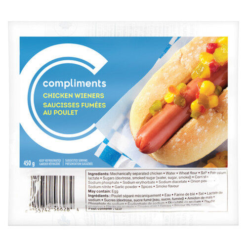 Compliments Wieners Chicken 450 g