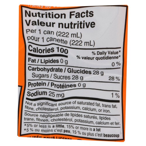 Fanta Naturally Flavoured Sparkling Beverage Orange 6 × 222 ml