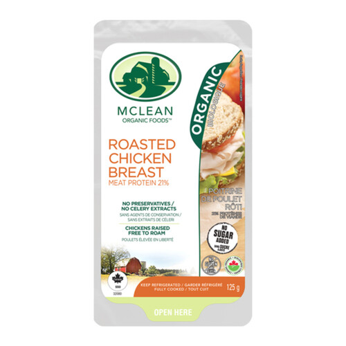 McLean Organic Chicken Oven Roasted 125 g