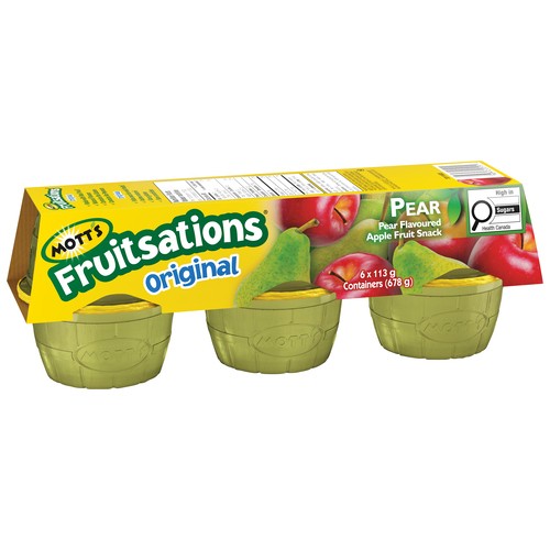 Mott's Fruitsations Apple Fruit Snacks Original Pear 6 x 113 g
