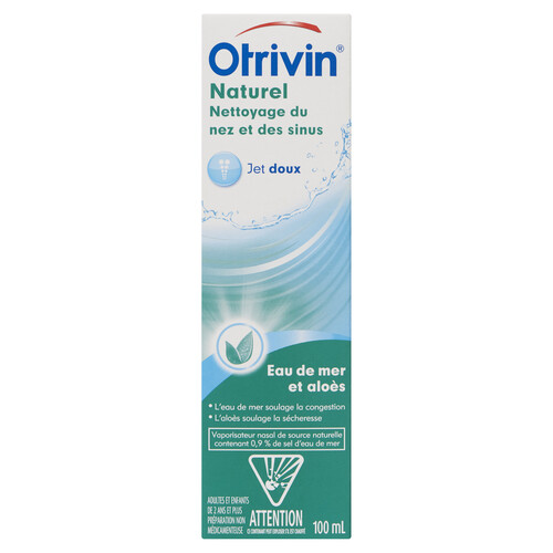 Otrivin Nasal Spray Sea Water & Aloe 100 ml