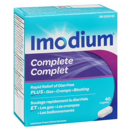 Imodium Complete Rapid Relief Of Diarrhea 40 Caplets