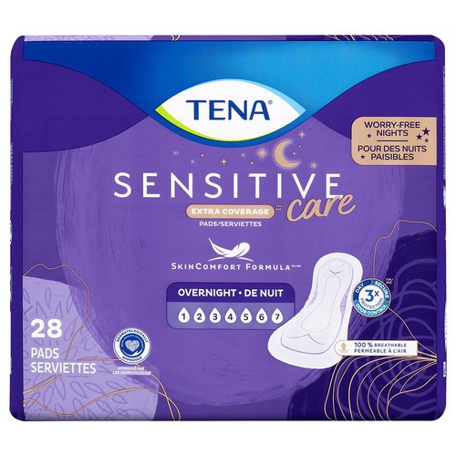 Tena Ultimate Absorption Pads Overnight 28 Count