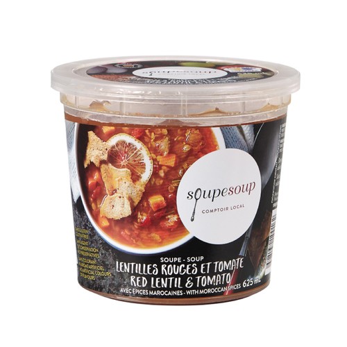 Soupesoup Soup Red Lentil & Tomato 625 ml