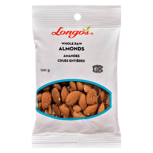 Longo's Whole Natural Almonds 100 g