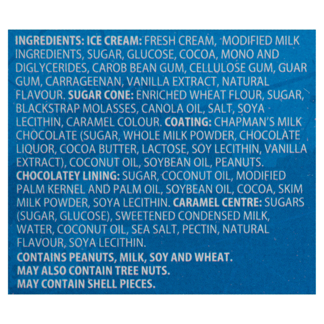 Chapman's Yukon Caribou Ice Cream Bars Chocolate & Caramel Crunch 5 x