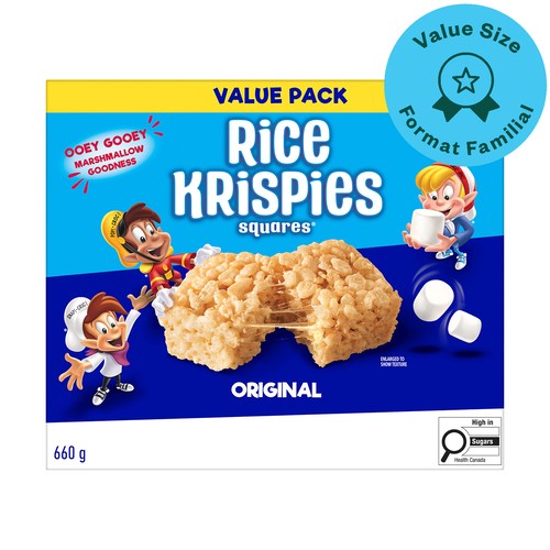 Kellogg's Rice Krispies Squares Original Jumbo 660 g