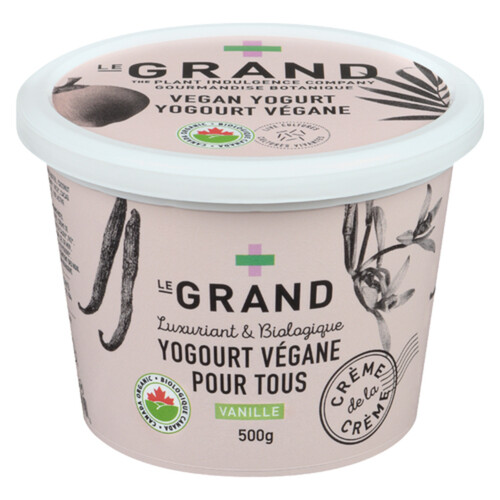 LeGrand Organic Vegan 3.5% Yogurt Vanilla 500 g
