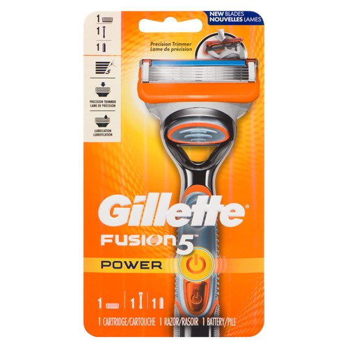 Gillette Fusion5 Power Razor Handle + Battery + Blade 
