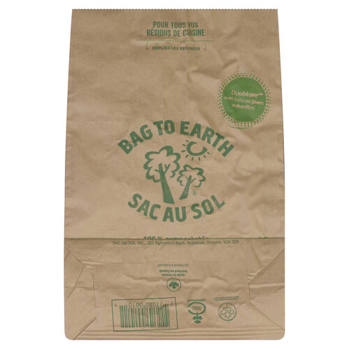 Bag To Earth Kraft Paper Waste Bag Small 10 Bags