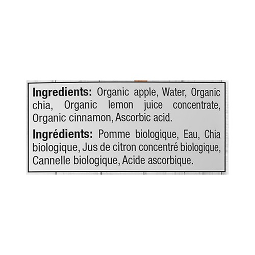Baby Gourmet Organic Puree Baked Apple Cinnamon & Chia 128 ml
