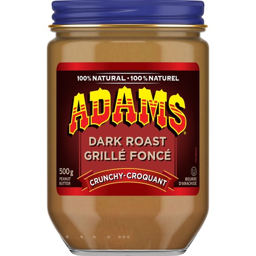 Adams Peanut Butter Crunchy Dark Roast 500 g