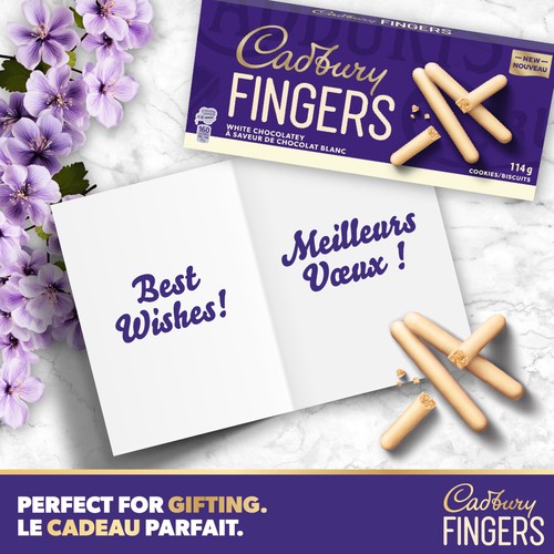 Cadbury Fingers Cookie White Chocolatey 114 g