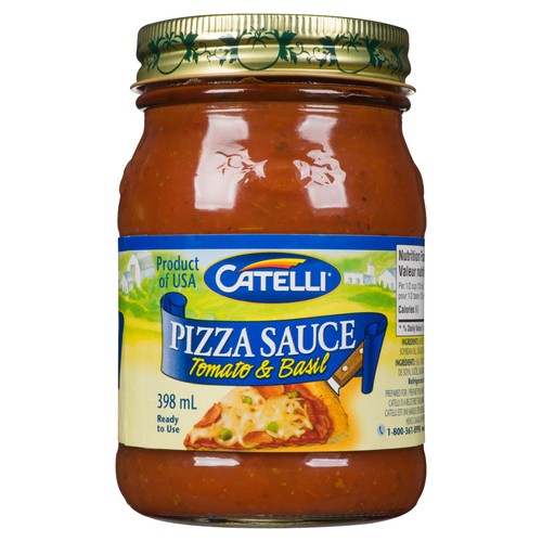 Catelli Pizza Sauce Tomato & Basil 398 mL