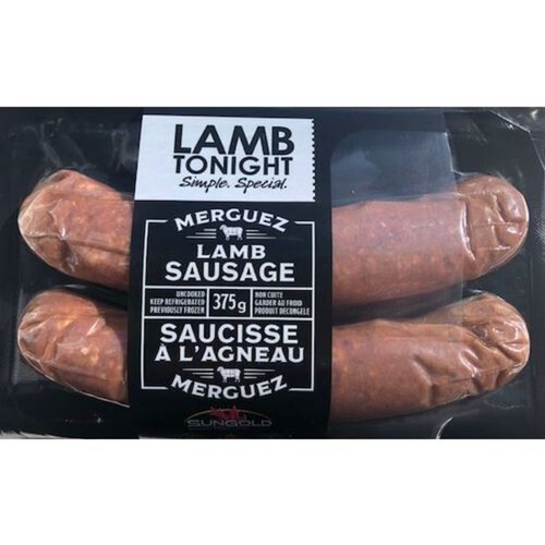 SunGold Frozen Merguez Lamb Sausage 375 g