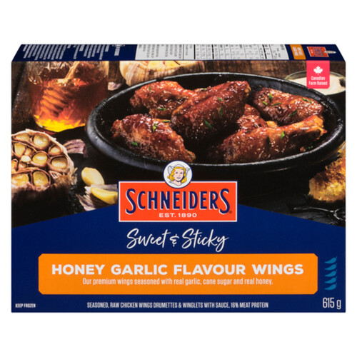 Schneiders Chicken Wings Sweet & Sticky Honey Garlic 615 g