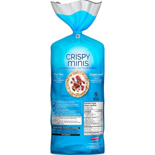 Quaker Crispy Minis Rice Cakes Apple Cinnamon 185 g
