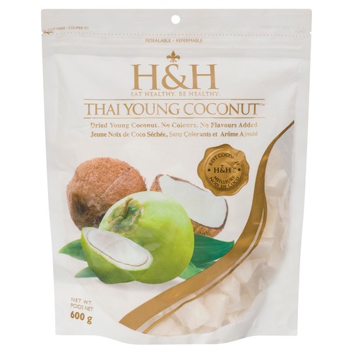 H&H Premium Dry Fruit Thai Young Coconut 600 g