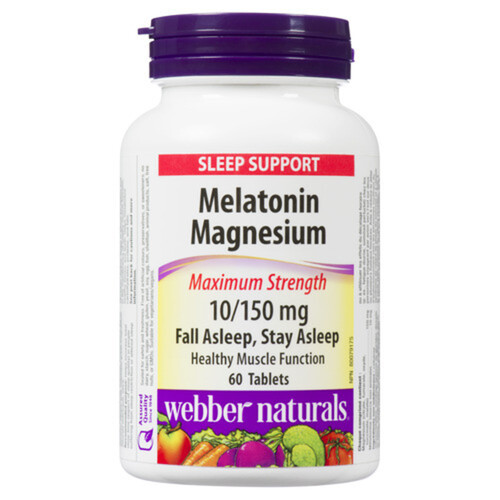 Webber Naturals Melatonin & Magnesium 60 Tablets