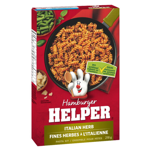 Betty Crocker Hamburger Helper Meal Kit Italian Herb 218 g