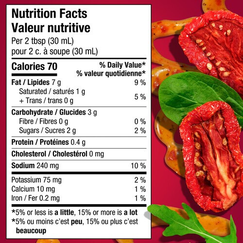 Kraft Dressing Sun Dried Tomato 425 ml