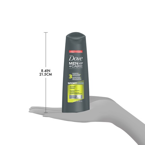 Dove Men+Care Sportcare 2In1 Shampoo And Conditioner Active+Fresh 355 ml