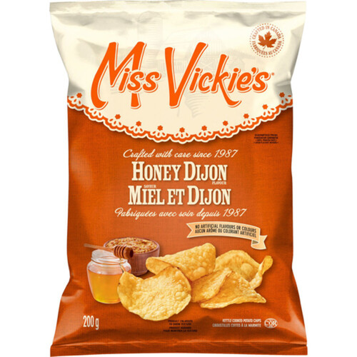 Miss Vickie’s Kettle Cooked Potato Chips Honey Dijon 200 g
