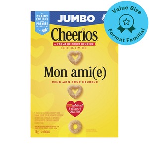 Cheerios Céréales à base de grains entiers format géant 1 kg