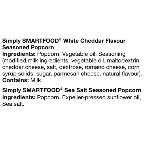 Smartfood Simply Popcorn Seasoned 10 x 14 g