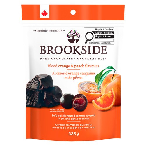 Brookside Dark Chocolate Blood Orange & Peach 235 g