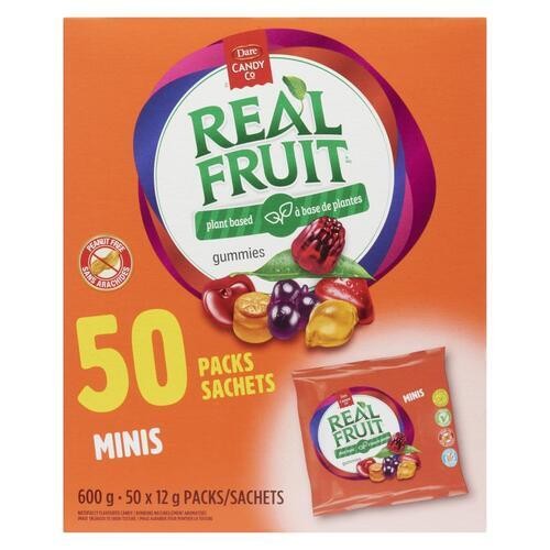 Dare Real Fruit Peanut-Free Gummies Medley 600 g