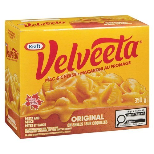 Kraft Velveeta Pasta And Sauce On Shells 350 g