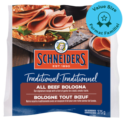 Schneiders Traditional Bologna All Beef 375 g