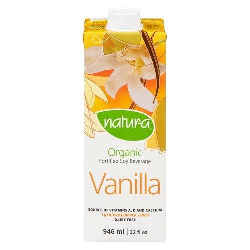 Natura Organic Soy Beverage Vanilla 946 ml