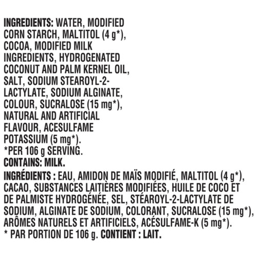Jell-O Pudding Snacks Rich Milk Chocolate 4 x 106 g