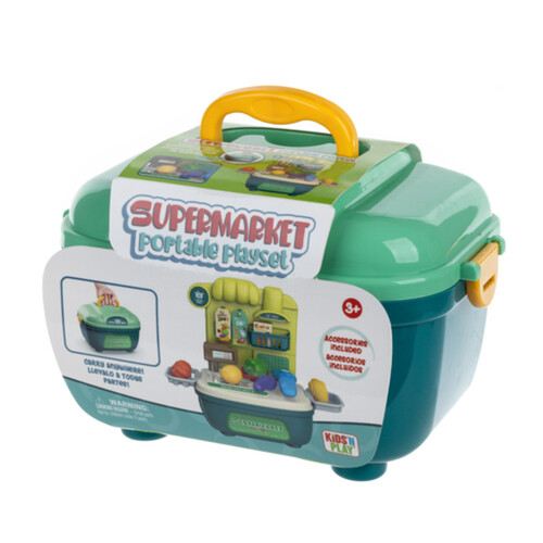 Kids'n Play Supermarket Portable Playset