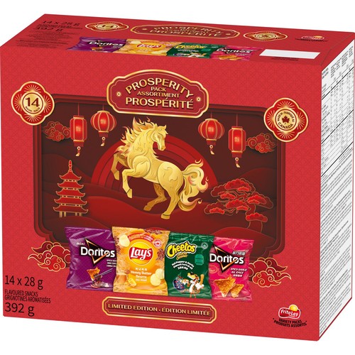 Frito-Lay Prosperity Pack Limited Edition Flavoured Snacks 14 x 28 g