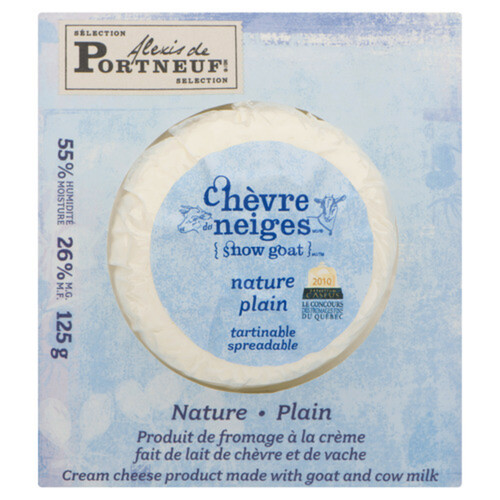 Alexis de Portneuf Goat Cheese Spreadable Plain 125 g