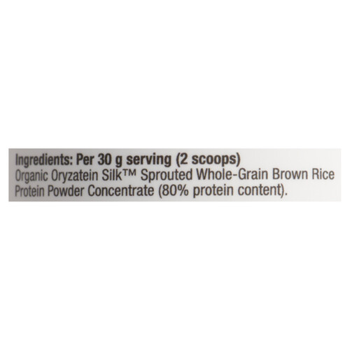 Prairie Naturals Organic Rice Protein 360 g