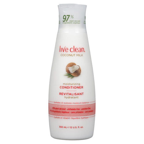 Live Clean Moisturizing Coconut Milk Conditioner 350 ml