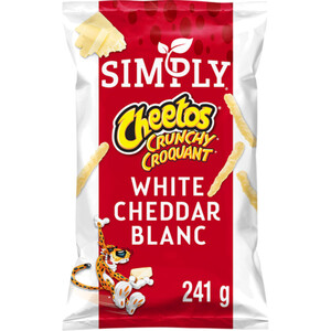 Cheetos Simply Crunchy Snack White Cheddar 241 g