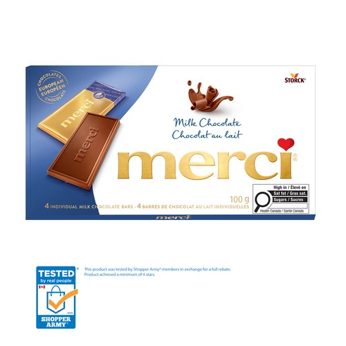 Merci Milk Chocolate Bar 100 g