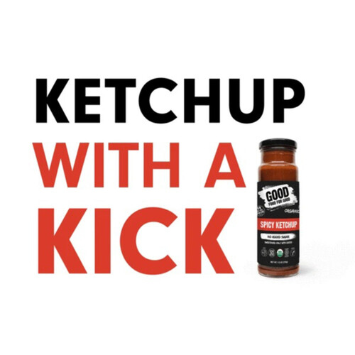 Good Food For Good Organic Sugar-Free Ketchup Spicy 250 ml