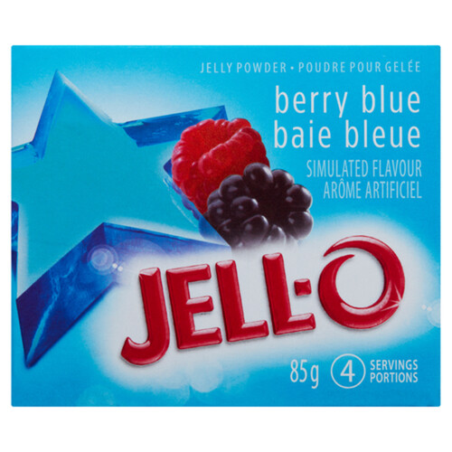 Jell-O Jelly Powder Berry Blue 85 g