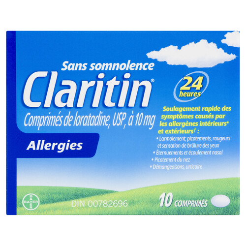 Claritin Antihistamine 10 mg 10 Tablets
