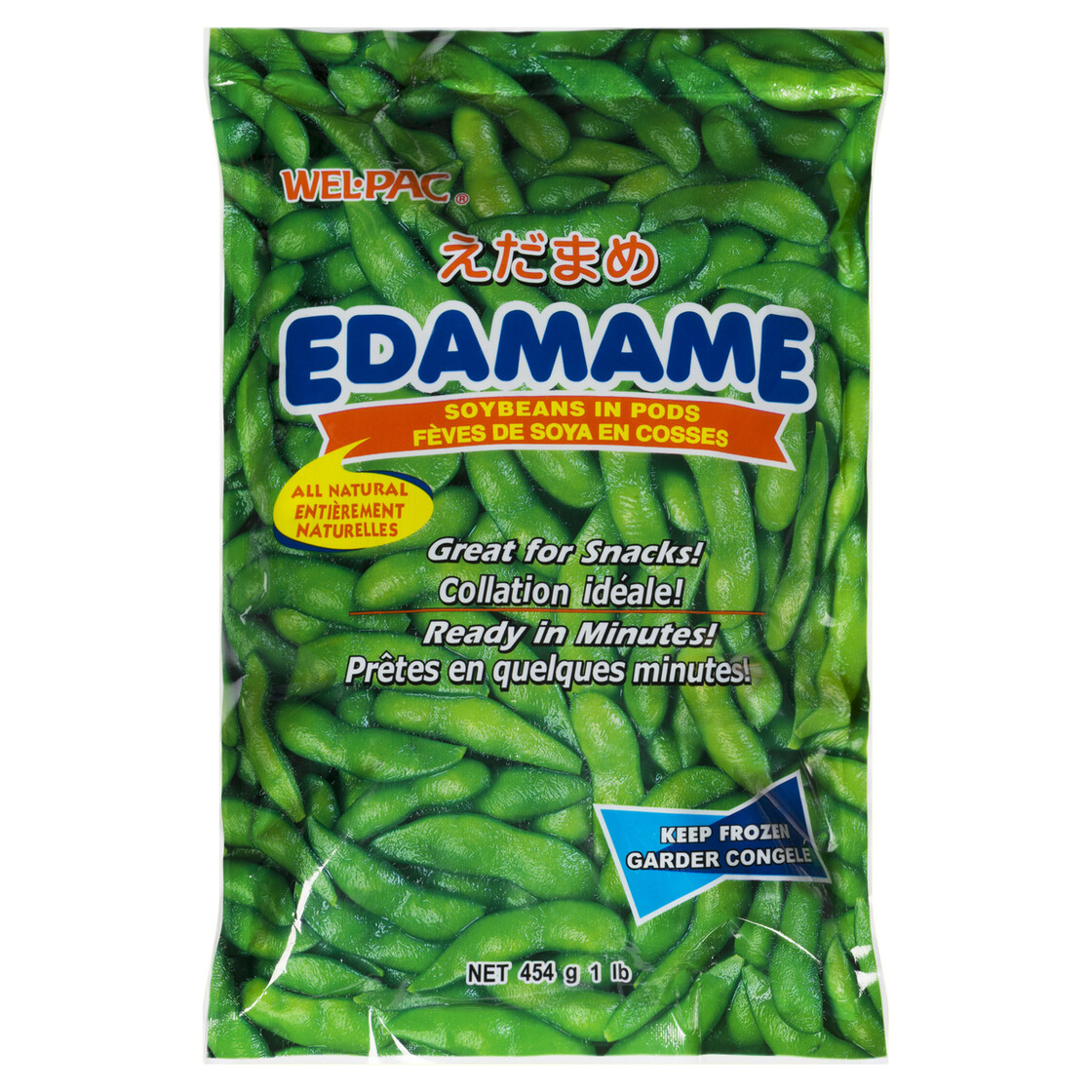 Japan Foods WelPac Frozen Edamame Beans 454 g Voilà Online Groceries